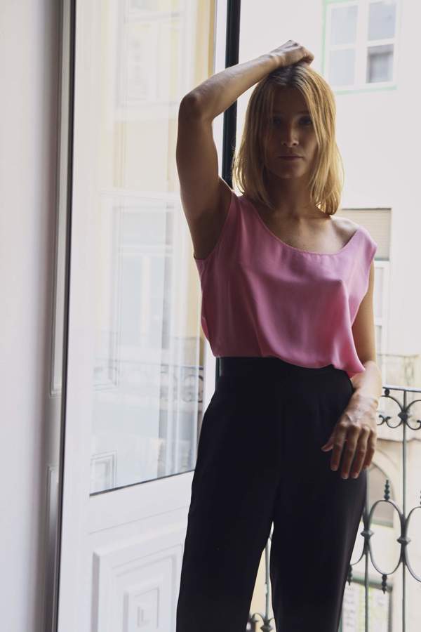 Bird On A Wire Vintage Silk Camisole - Bubblegum Bird On A Wire Vintage Silk Camisole - Bubblegum