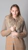 Fabiana Filippi  Cashmere Cardigan with Removable Genuine Fox Fur Collar - Tricolor - Thumbnail 1