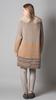 Fabiana Filippi  Cashmere Cardigan with Removable Genuine Fox Fur Collar - Tricolor - Thumbnail 3