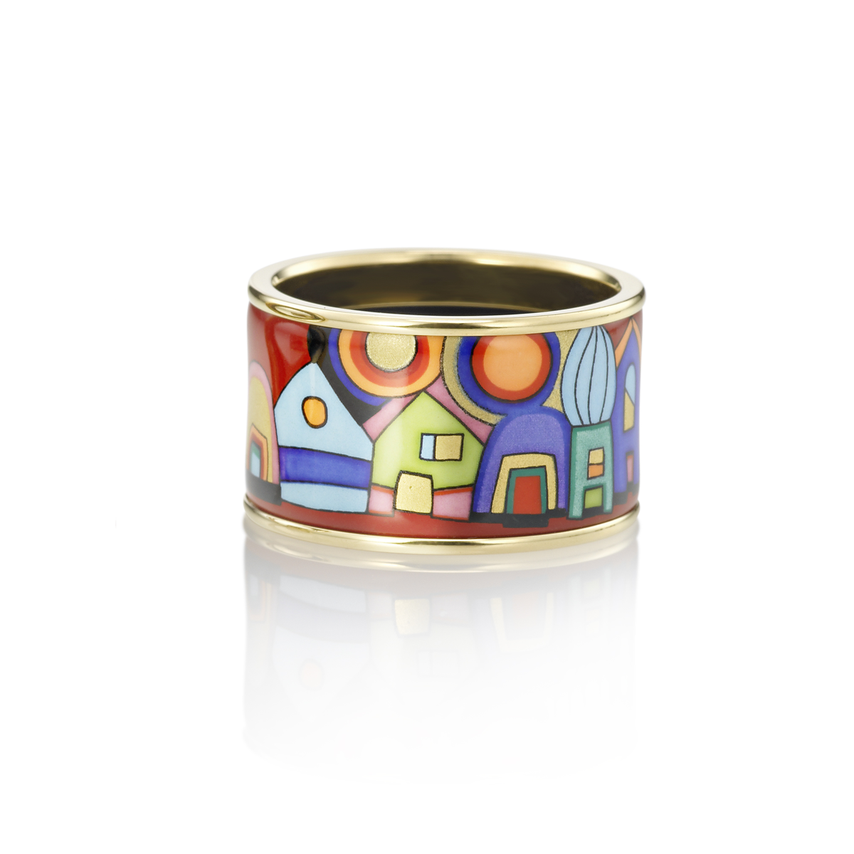 FreyWille Hommage A Hundertwasser Ring Diva - Street Rivers