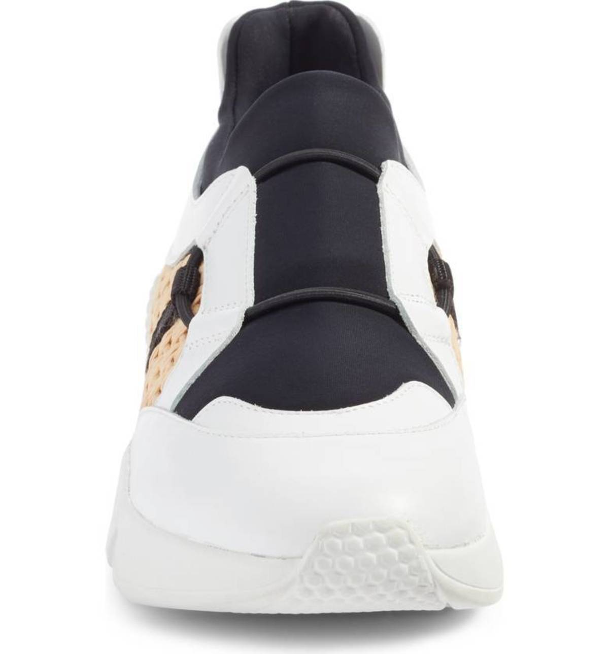 Clergerie Salvy Shoes Mens Size 10.5 White Woven Slip On Leather Sneaker New Mens - Hawthorne Slip On Original - Bleach – SeaVees main image 4