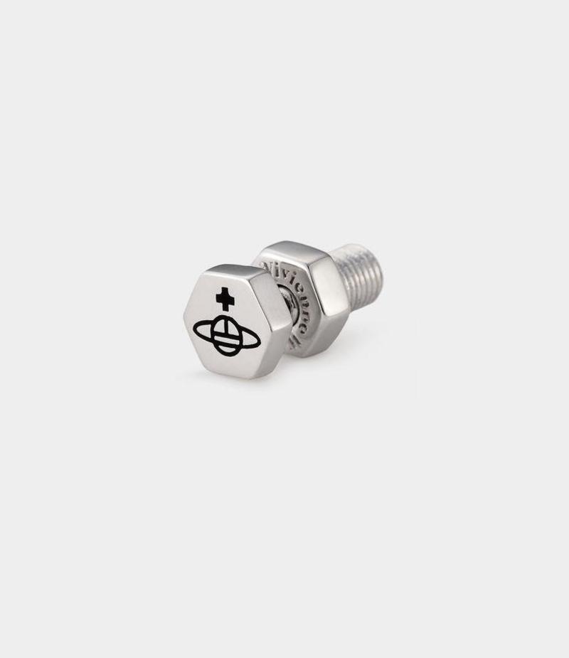 Vivienne Westwood Adel Single Stud - brass | Garmentory