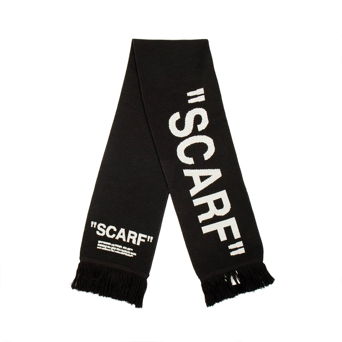 OFF-WHITE Quote Scarf - Black | Garmentory