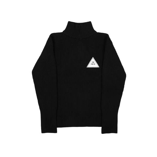 Gosha Rubchinskiy Zip collar sweater - Black | Garmentory