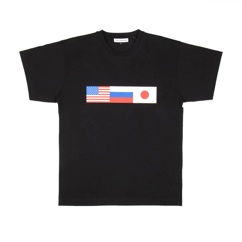 gosha rubchinskiy 国旗　Tシャツ　新品 Gosha Rubchinskiy S/S 16 Logo T-shirt tee Flag Blue Size S-M
