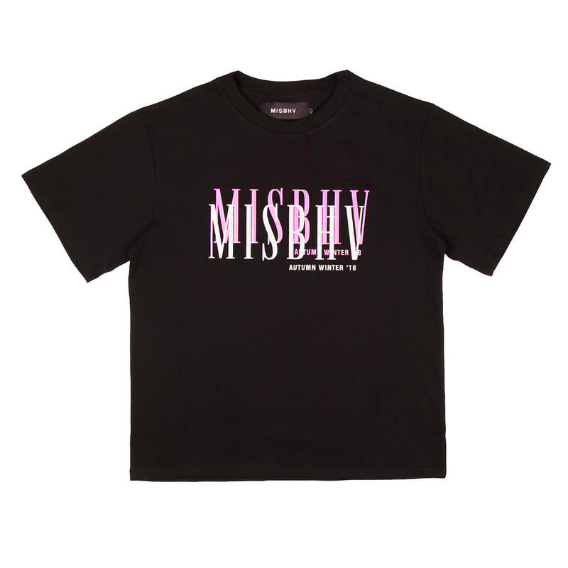 MISBHV Double Embro T-Shirt - Black | Garmentory