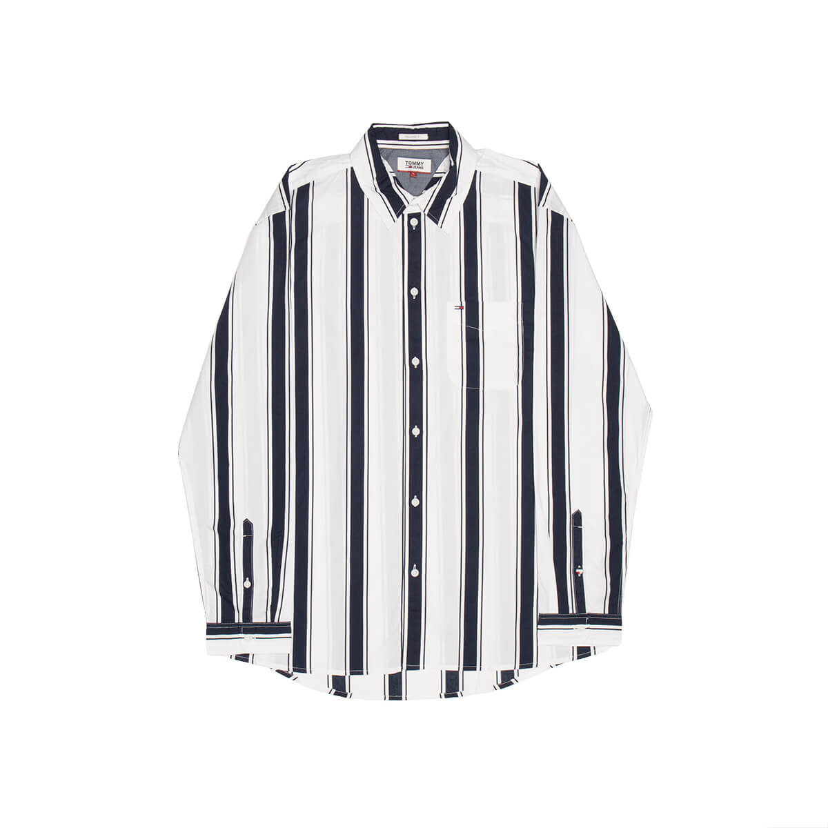 tommy jeans bold stripe shirt