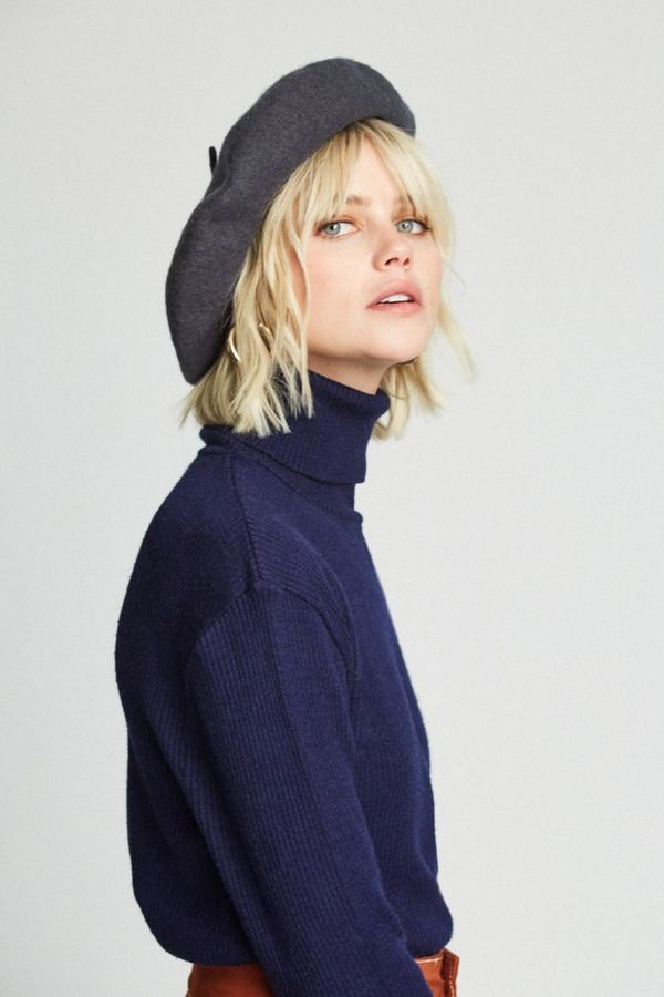 Brixton Audrey Beret - Dark Green