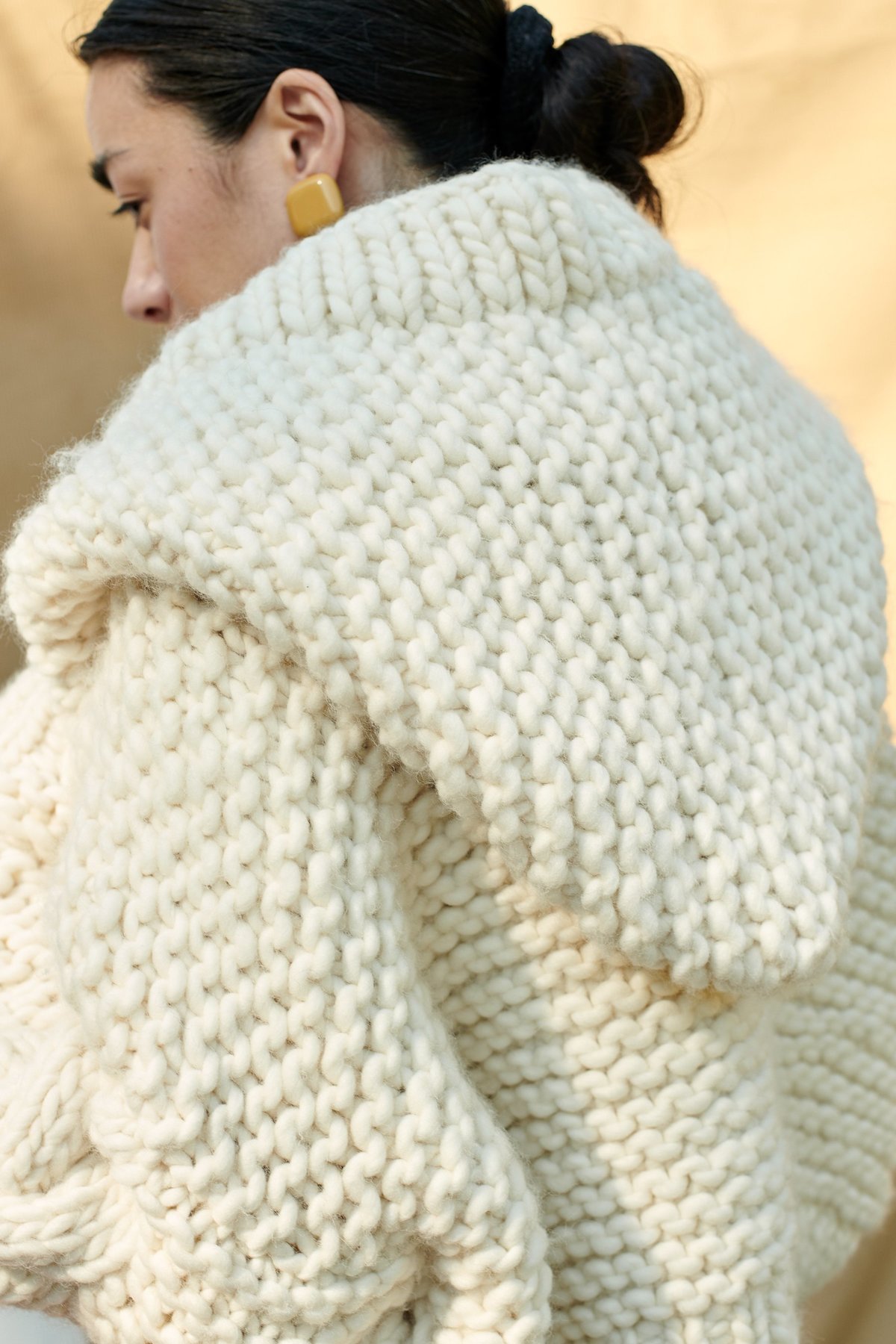 ジャケット・アウター I Love Mr.Mittens CABLE HOODED BOMBER I love Mr Mittens Cable Hooded Bomber - Cream | Garmentory
