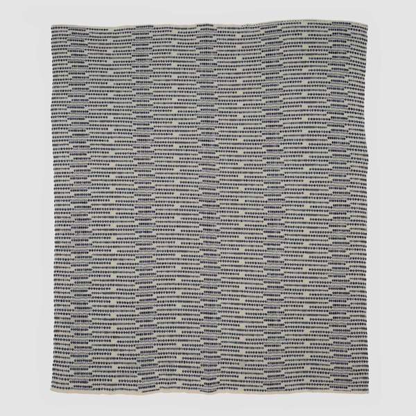 In2Green Sand Stone Sustainable Cotton Knit Striped Throw Blanket ...