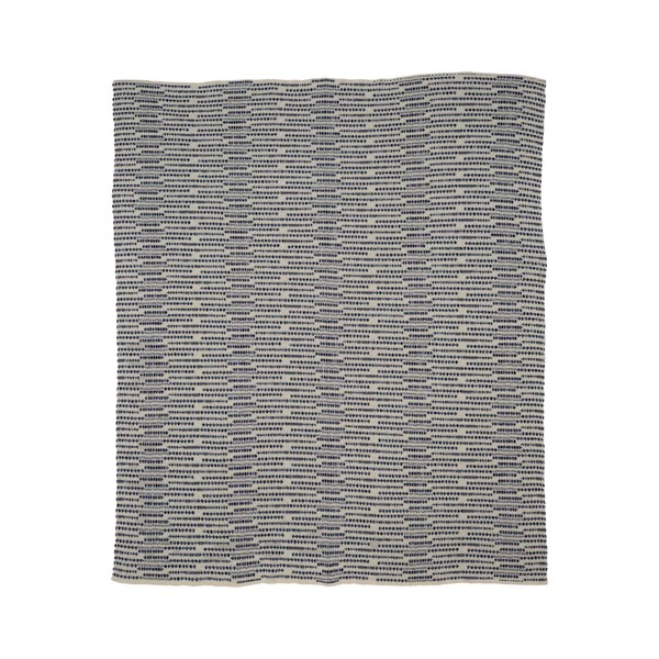 In2Green Sand Stone Sustainable Cotton Knit Striped Throw Blanket ...