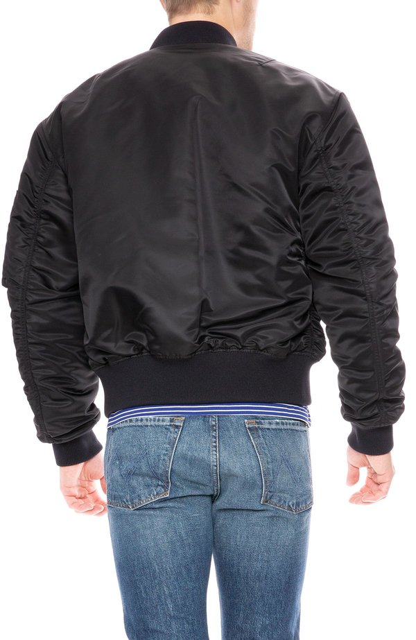 Acne Studios Makio Bomber Jacket - black | Garmentory