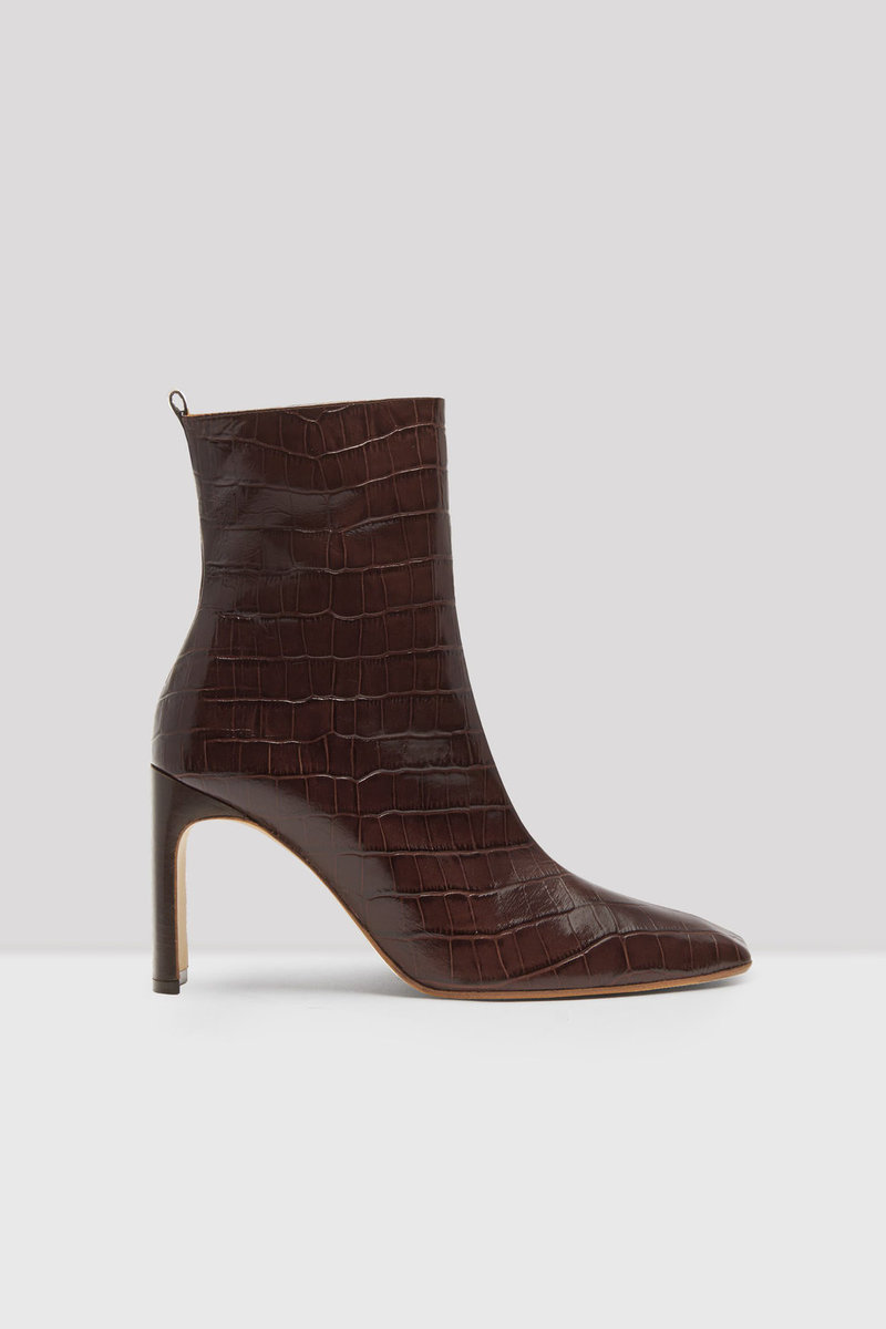 Miista Marcelle Boots Mahogany Croc Garmentory