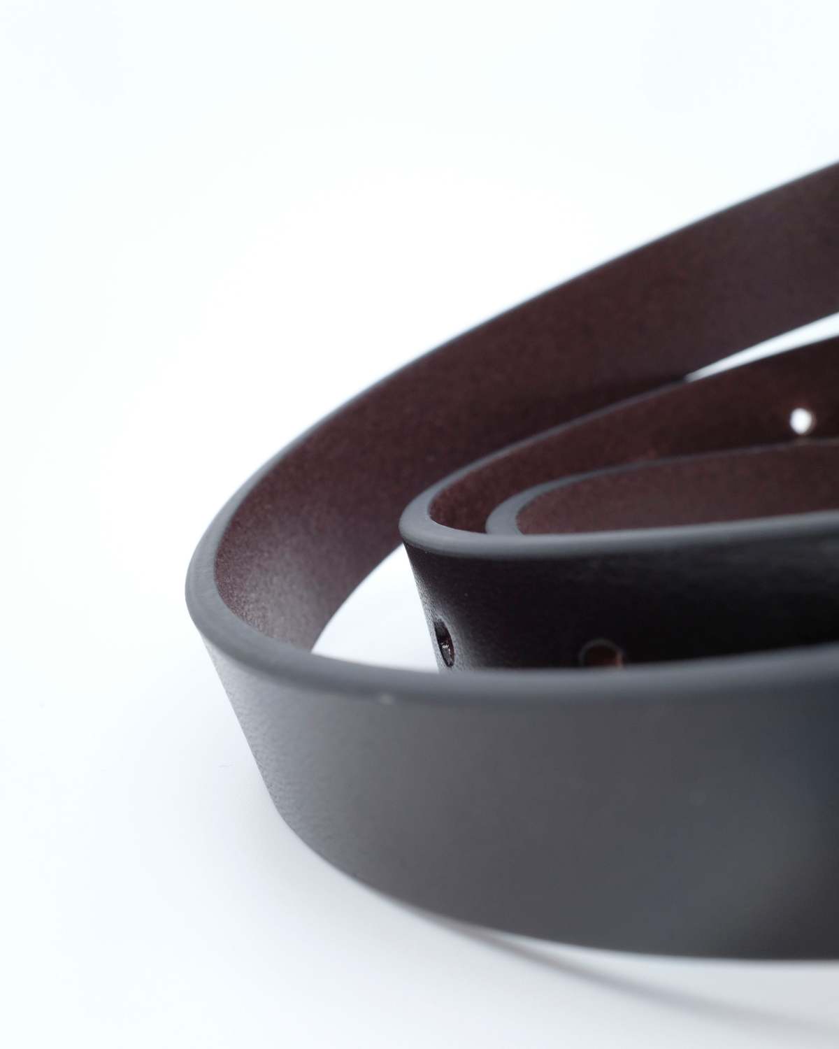 The Letters Cowhide Leather Garrison Embroidery Long Belt | Garmentory