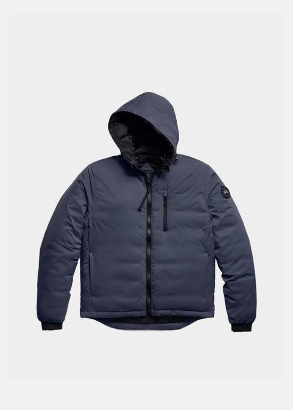 Canada Goose Logo-Patch Hooded Padded Jacket - Dusk Blue | Garmentory
