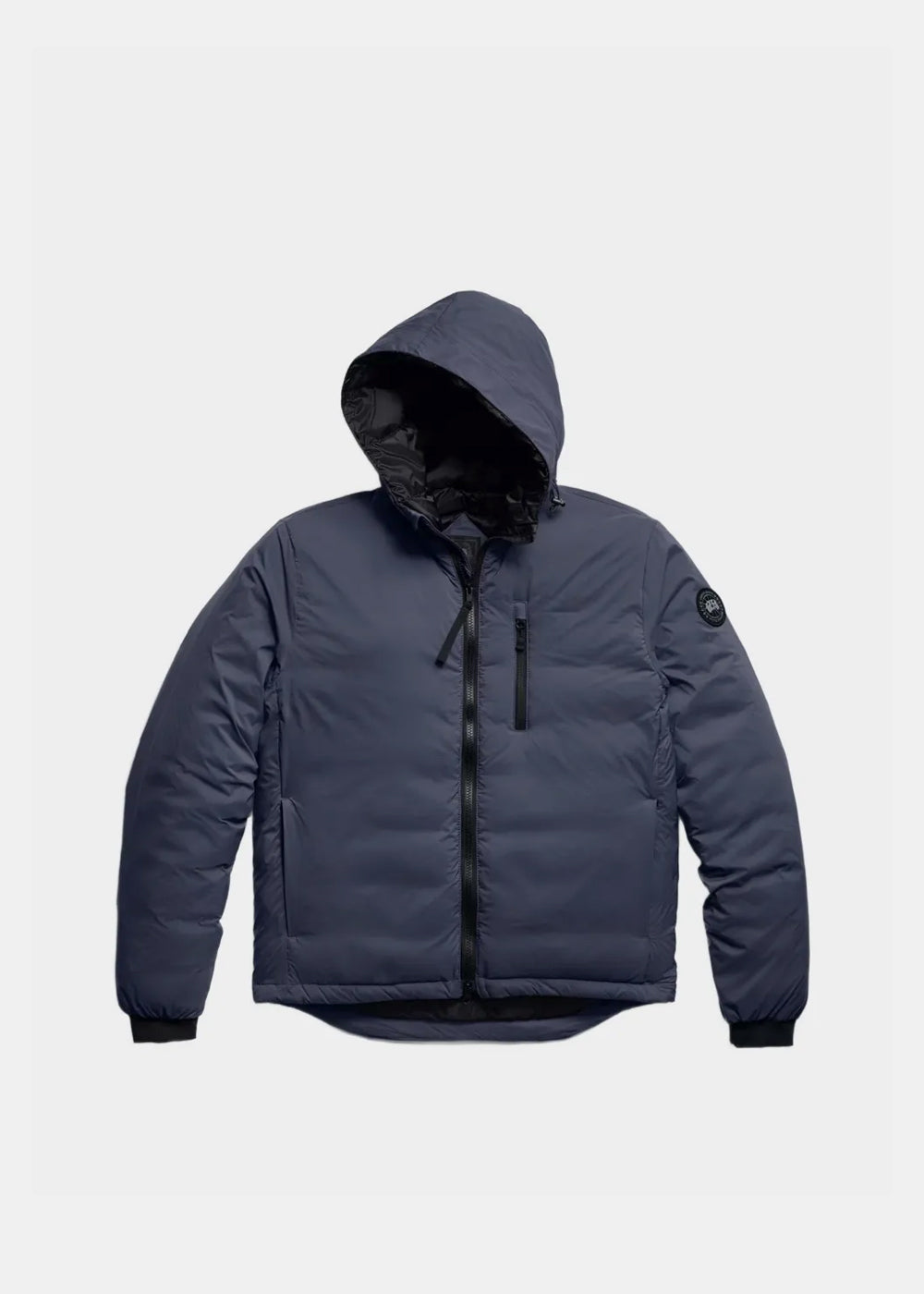 Canada Goose Logo-Patch Hooded Padded Jacket - Dusk Blue | Garmentory