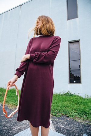 Loup Lea Dress - Wine Loup Lea Dress - Wine