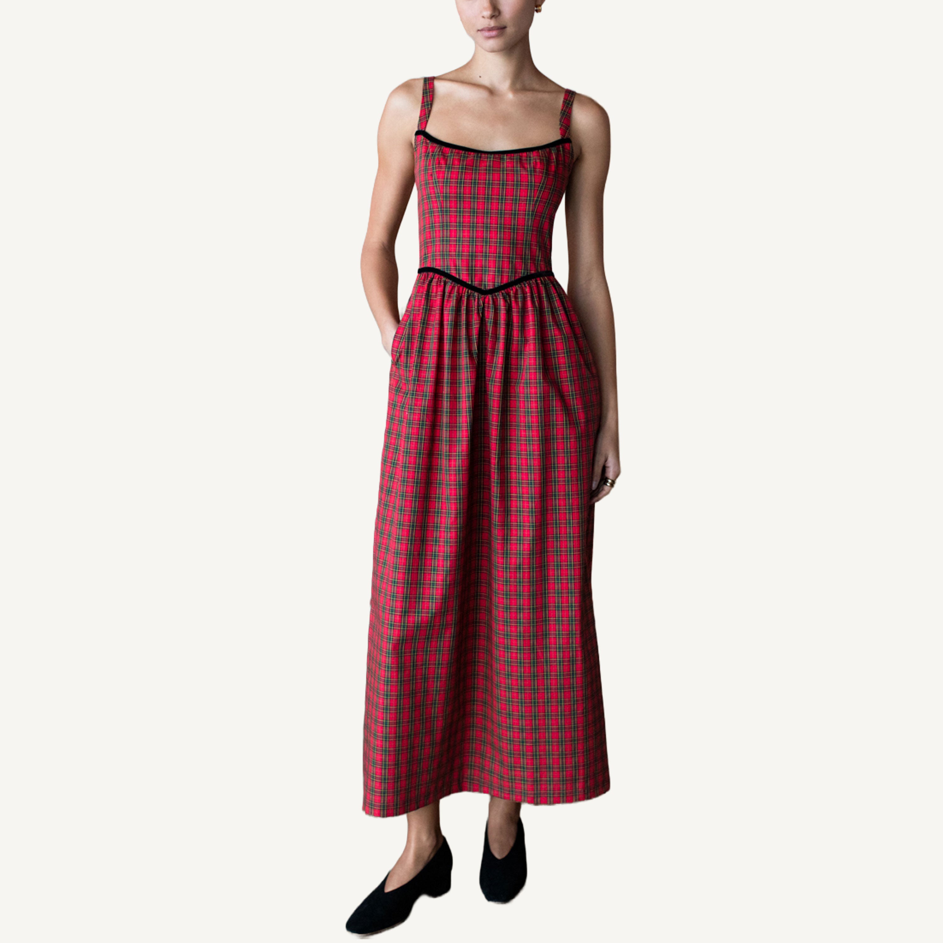 Emerson Fry Jour Basque Dress | Garmentory