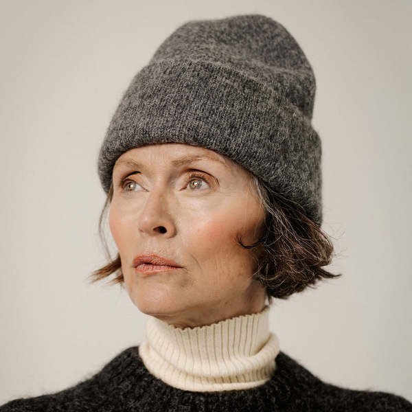 Bare Knitwear Andes Beanie - Charcoal Grey | Garmentory