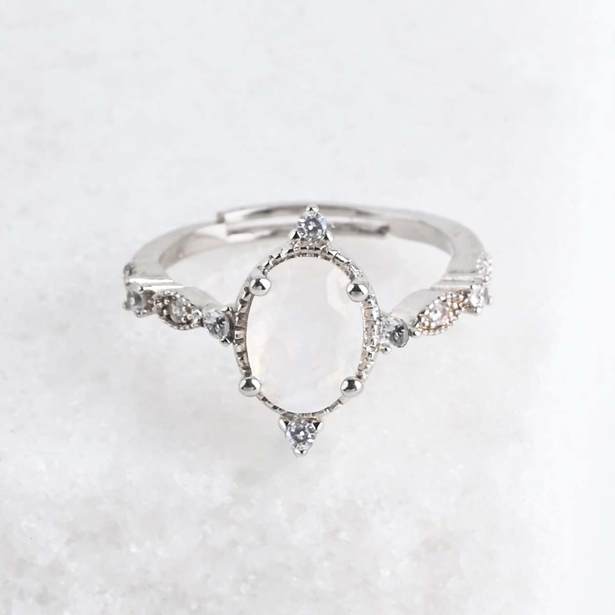 Montone Rang Starfish Project Lunar Crest Moonstone Ring | Garmentory