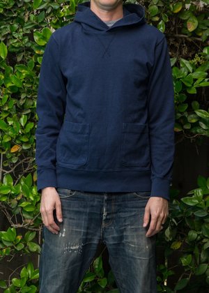 Velva Sheen Heavy 8oz. Pullover Hoodie - Navy | Garmentory