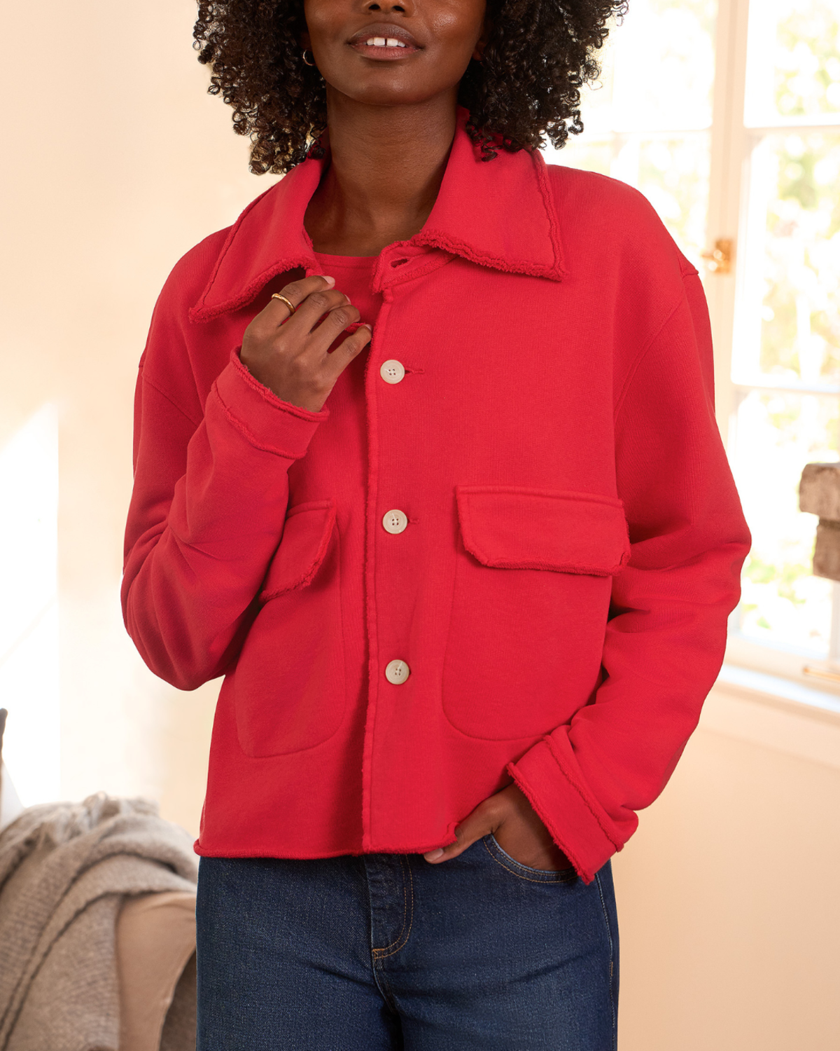 Frank & Eileen Rowan Button-Up Jacket - Holly | Garmentory