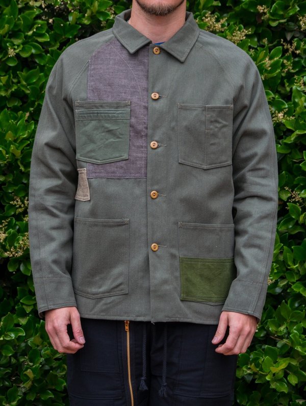 Knickerbocker Mfg. Co. x Hamid Holloman Patchwork Chore Coat Garmentory