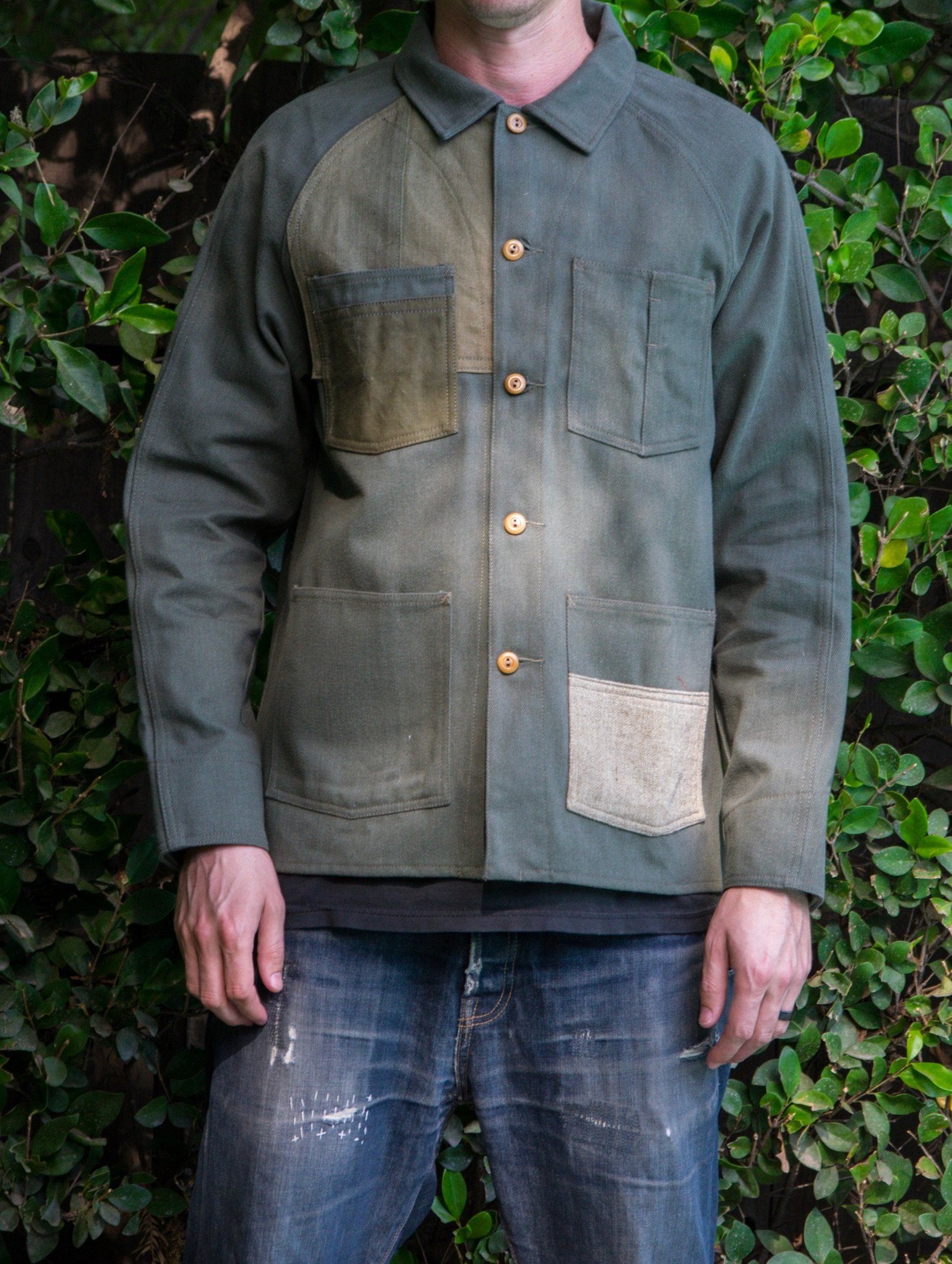 Knickerbocker Mfg. Co. x Hamid Holloman Patchwork Chore Coat Garmentory
