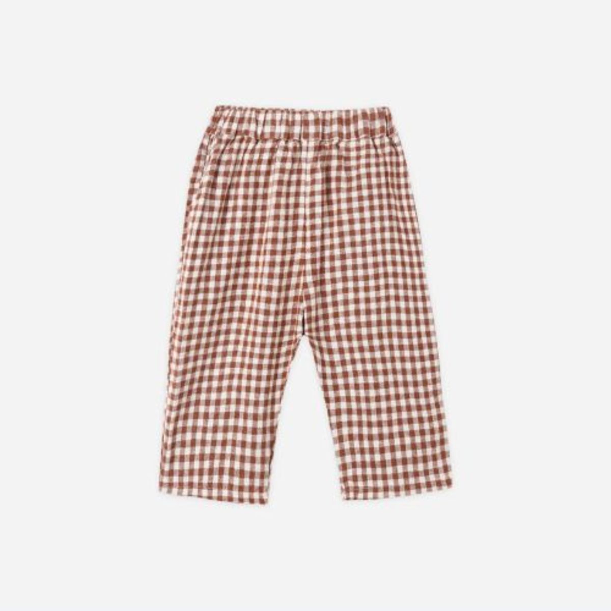 Heart With Rylee In It KIDS Rylee + Cru Palmer Pants - Brick Check | Garmentory