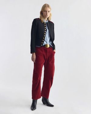 Nili Lotan Shon Cotton Pant | Garmentory
