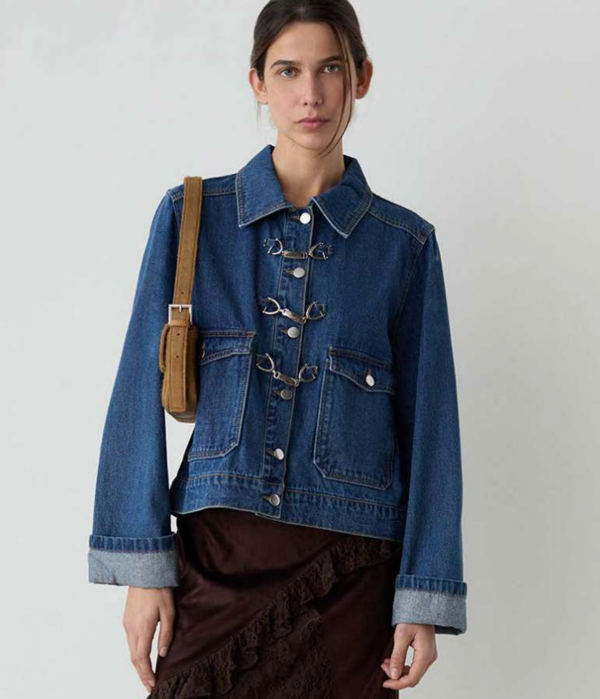 Learning Color Indigo LAAGAM Dalston Denim Jacket - Indigo | Garmentory