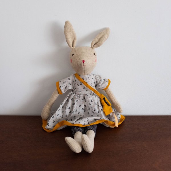 Kids Moulin Roty Rose the Mummy Rabbit Doll