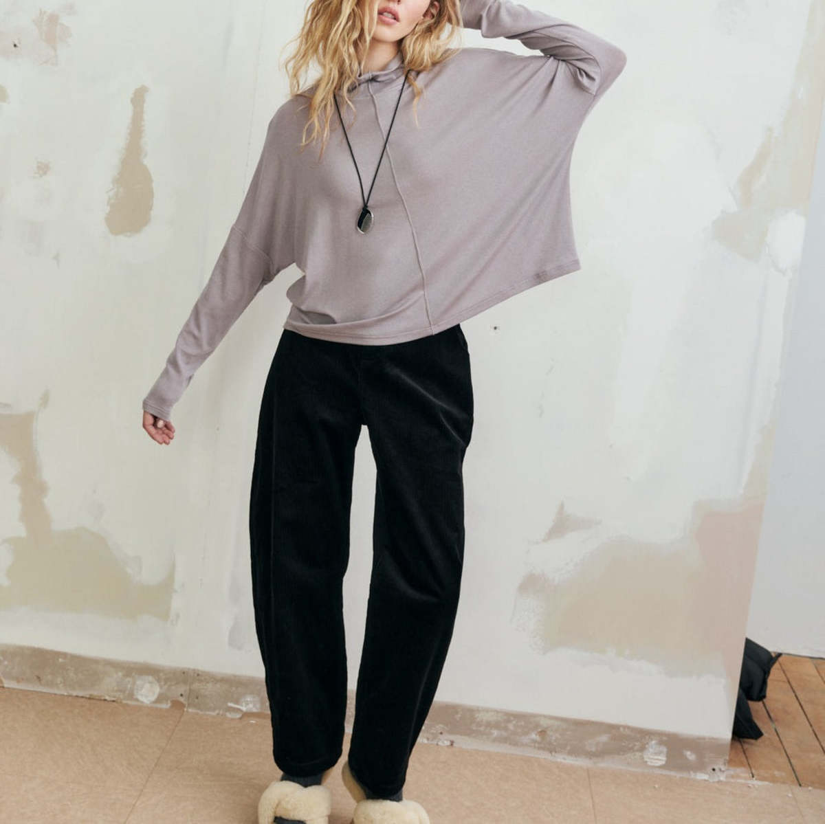 Eve Gravel Mercutio Barrel Pant - Black | Garmentory