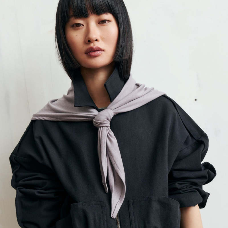 Eve Gravel Triangle Scarf | Garmentory