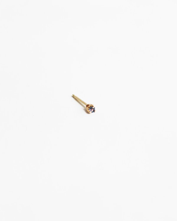 Blanca Monrós Gómez TINY MONTANA BLUE SAPPHIRE STUD - Gold Blanca Monrós Gómez TINY MONTANA BLUE SAPPHIRE STUD - Gold
