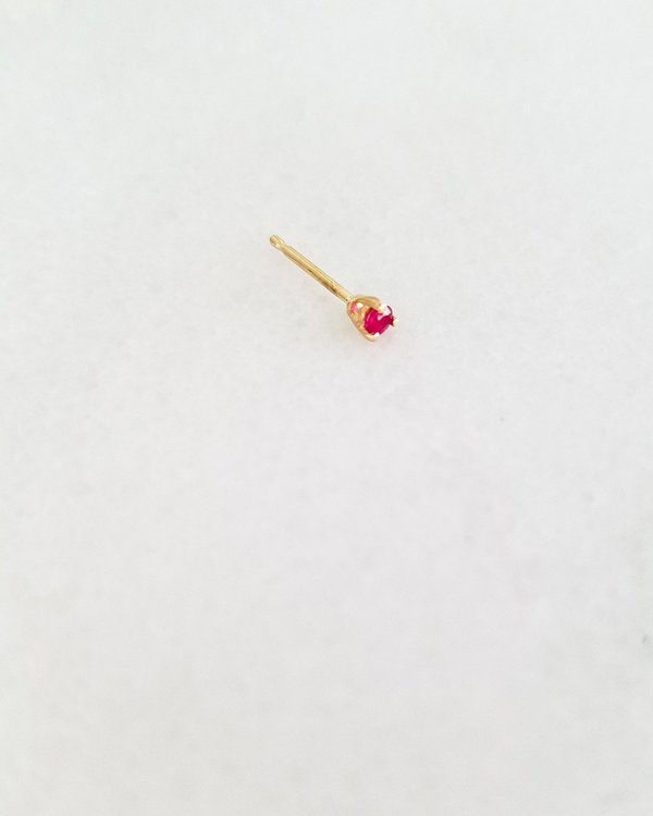 Blanca Monrs Gmez Tiny Ruby Stud - Gold