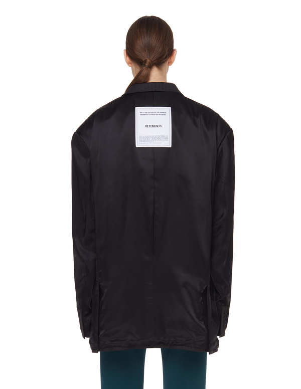 VETEMENTS 18AW インサイドアウト　オーバーサイズジャケット VETEMENTS 18AW インサイドアウト オーバーサイズジャケット 【公式通販】