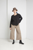 Black Crane Jacquard Top - Thumbnail 2