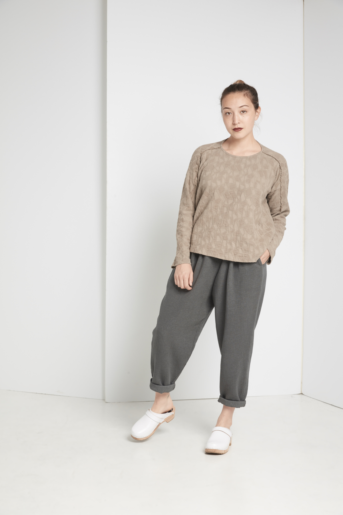 Black Crane Jacquard Top - Image 10 of 13
