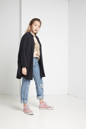 Black Crane Square Shirts Black Crane Square Shirts