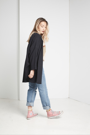 Black Crane Square Shirts Black Crane Square Shirts