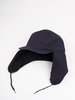 Blue Blue Japan Woven Boa Liner Hunting Cap - Indigo  - Thumbnail 3