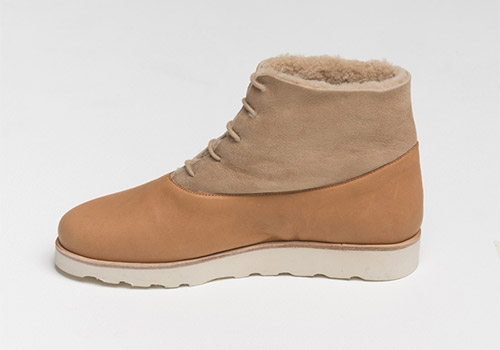 REALITY STUDIO WREN COGNAC BOOTS WITH LAMBSKIN REALITY STUDIO WREN COGNAC BOOTS WITH LAMBSKIN