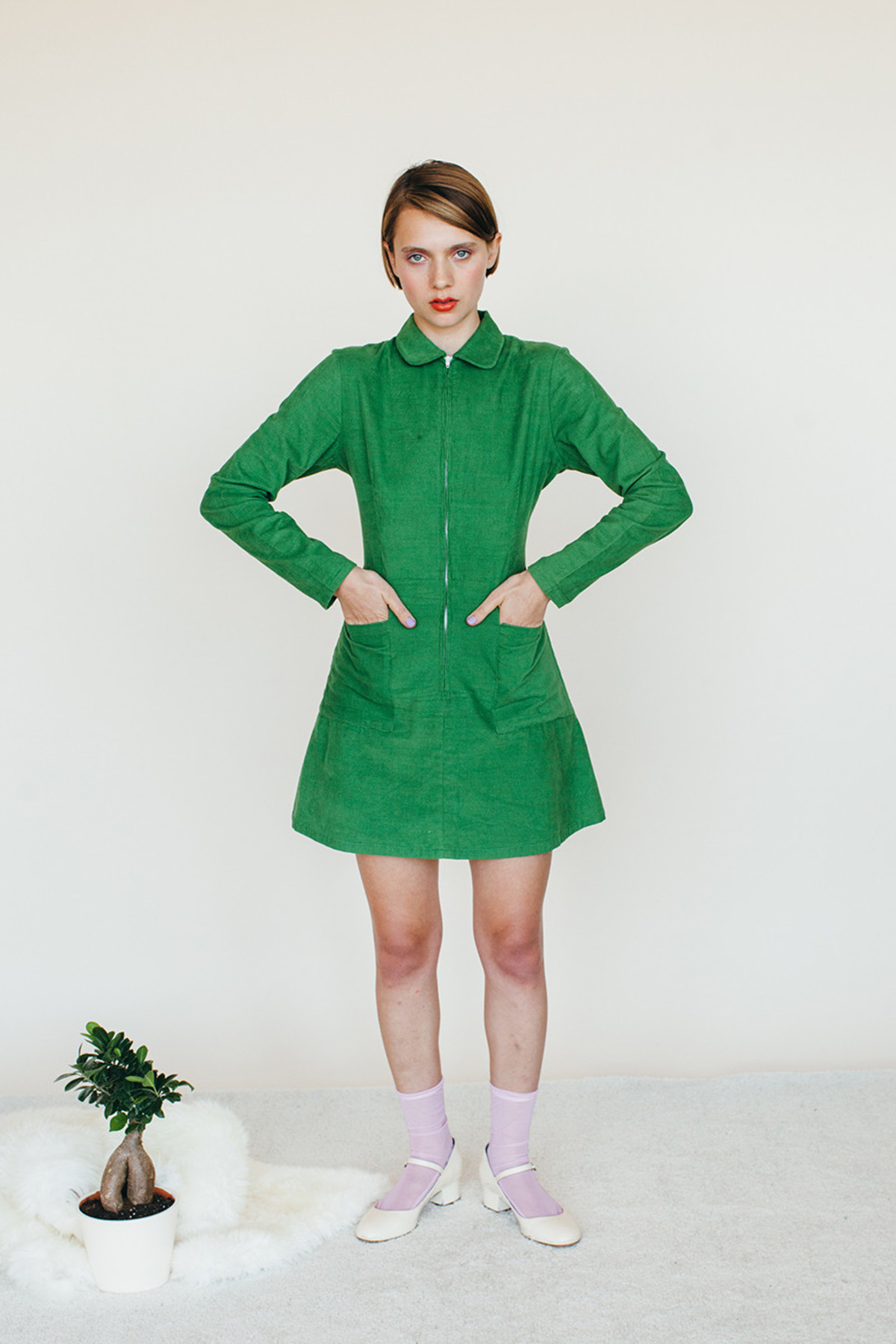 Samantha Pleet Leap Dress | Kelly Green | Garmentory