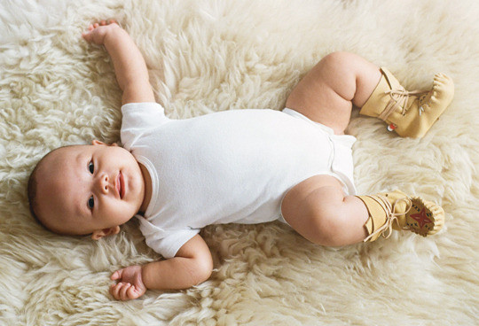 Baby Becky Brisco Elk Leather Moccasins Baby Becky Brisco Elk Leather Moccasins