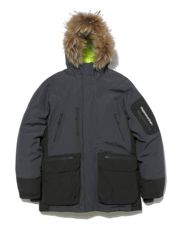 ThisIsNeverThat Mountain Down Parka - Charcoal | Garmentory