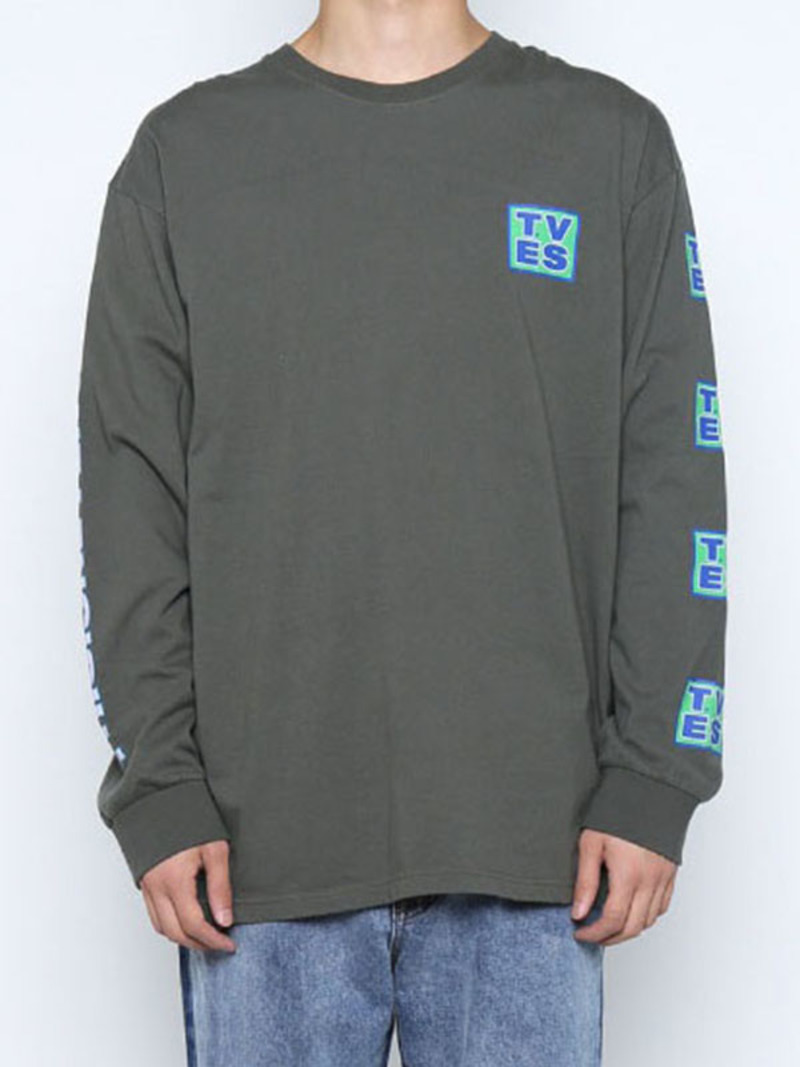 【THISISNEVERTHAT】モノグラム L/S Tee Olive Men's ThisIsNeverThat TVES L/S Tee Olive | Garmentory