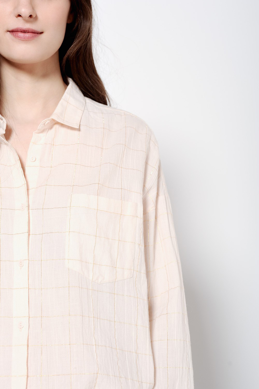 pale pink shirt