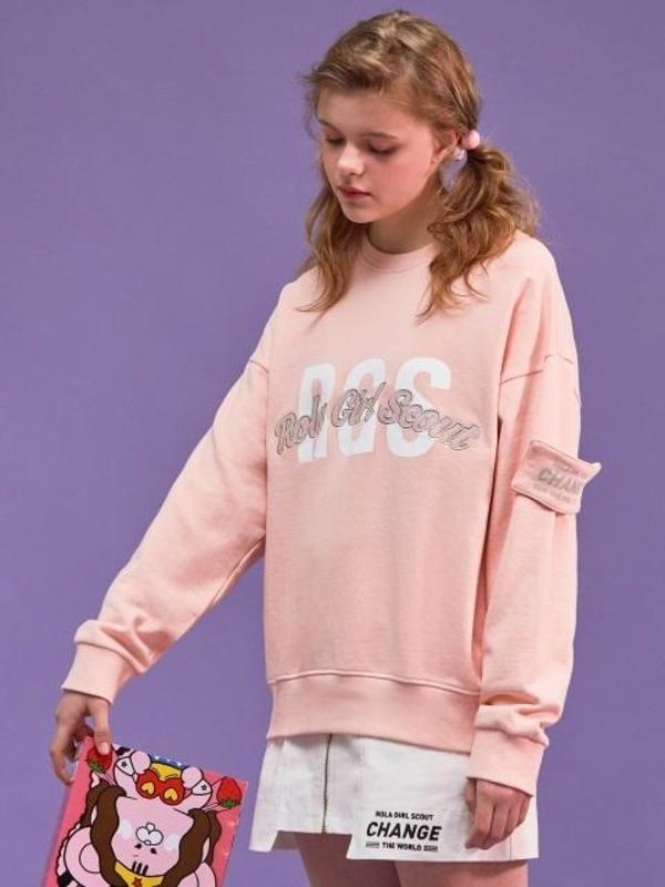 rolarola ★UNISEX ★R:LOL LOGO SWEATSHIRT TS-21124 ROLAROLA TS-18102 Rola RGS Sweatshirt Pink | Garmentory