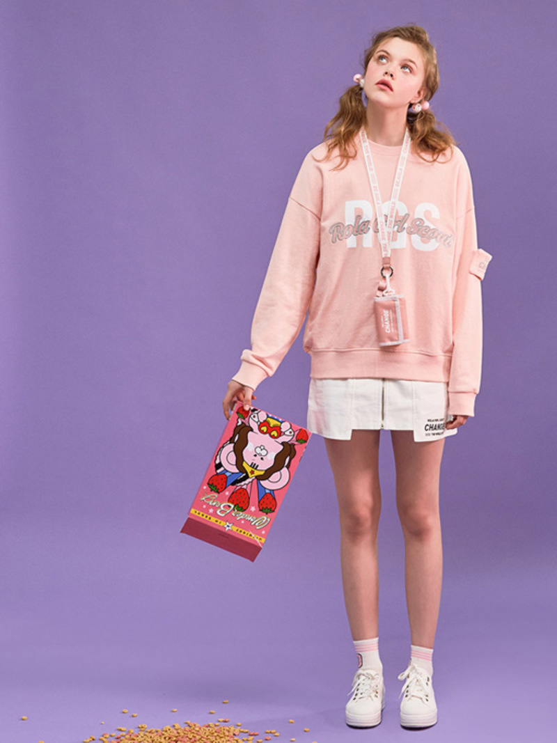 rolarola ★UNISEX ★R:LOL LOGO SWEATSHIRT TS-21124 로라로라